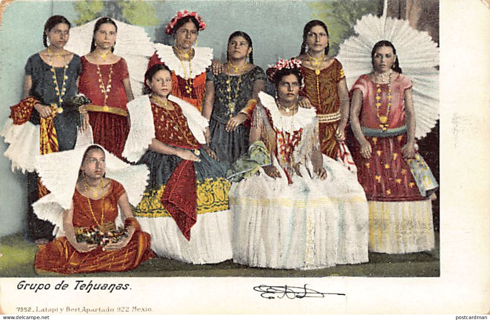 MEXICO - Grupo De Tehuanas - Publ. Latapi Y Bert 7952. - Mexique