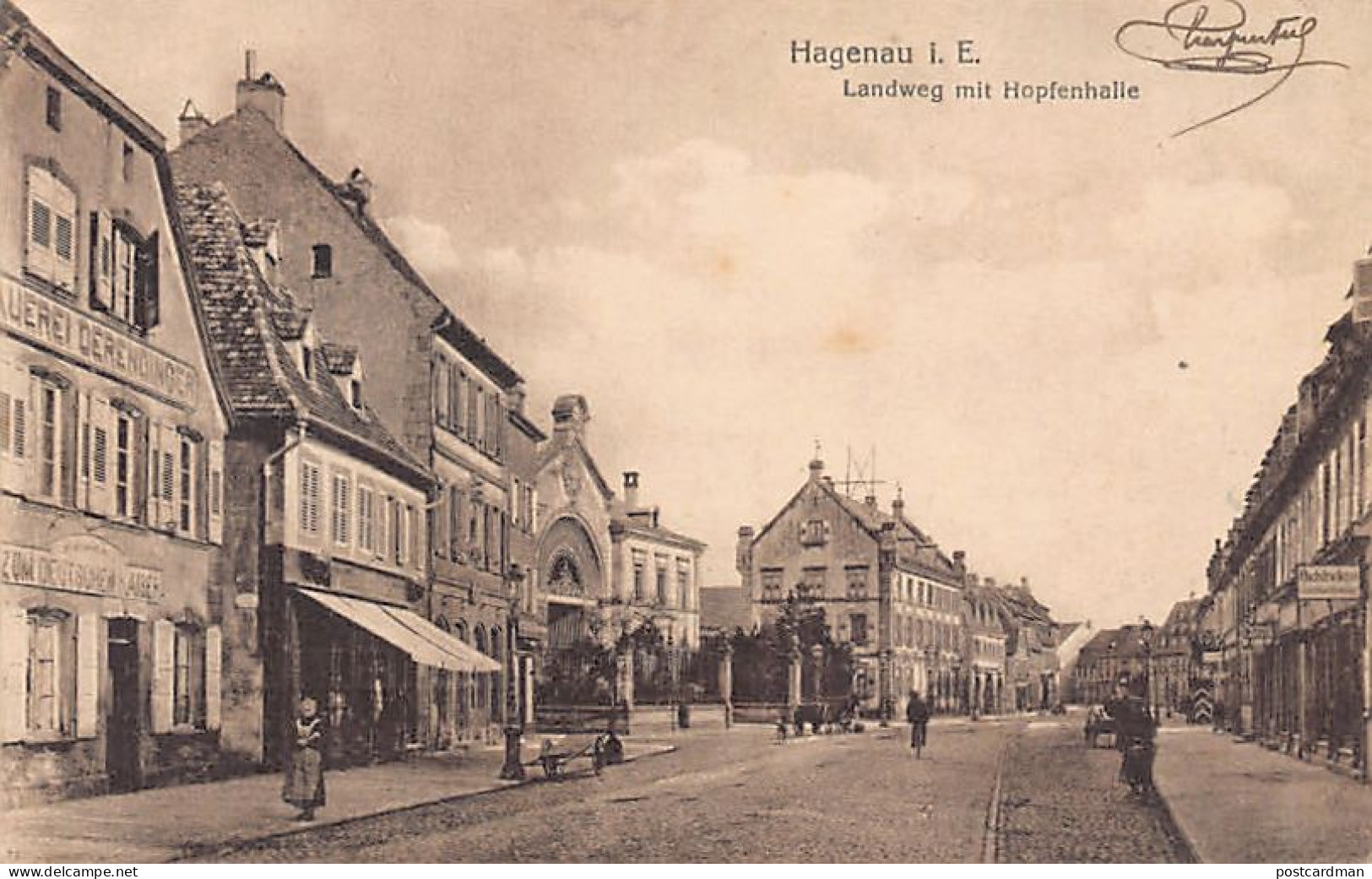 Haguenau - La Halles Aux Houblons - Hagenau Landweg Mit Hopfenhalle - Haguenau