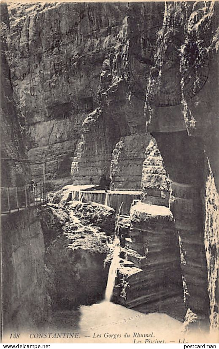 Algérie - CONSTANTINE - Gorges Du Rhummel - Les Piscines - Ed. L.L. 148 - Constantine