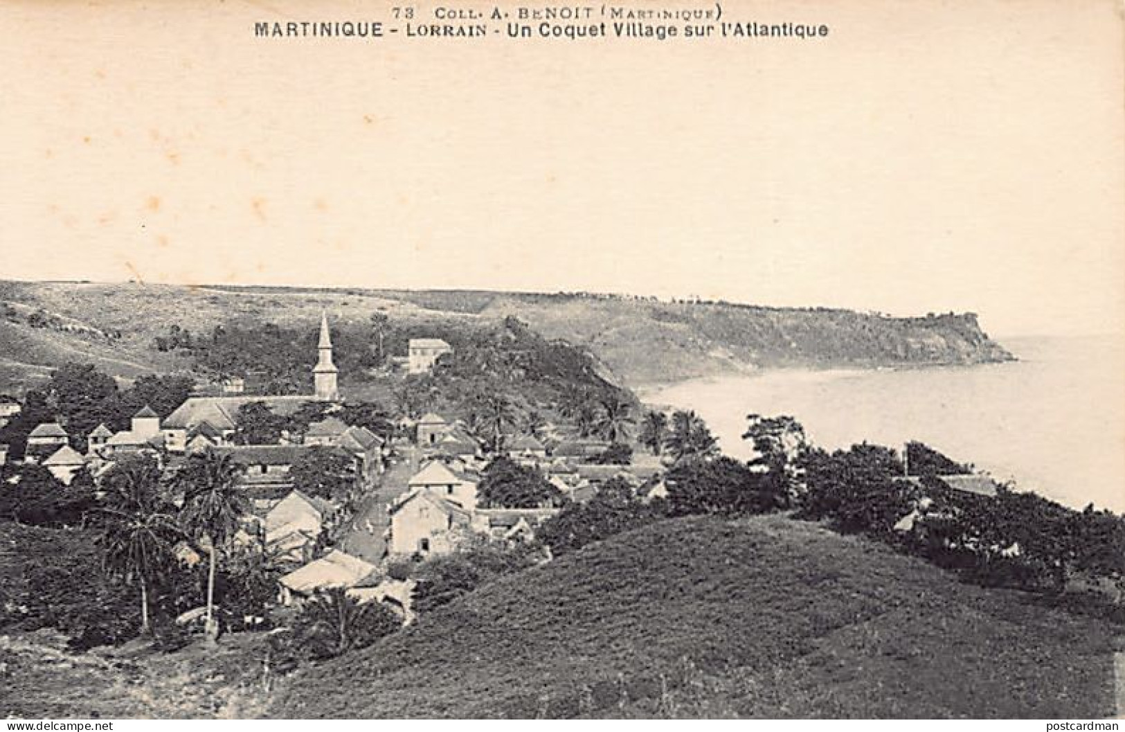 Martinique - LORRAIN - Un Coquet Village Sur L'Atlantique - Ed. A. Benoît 73 - Autres & Non Classés