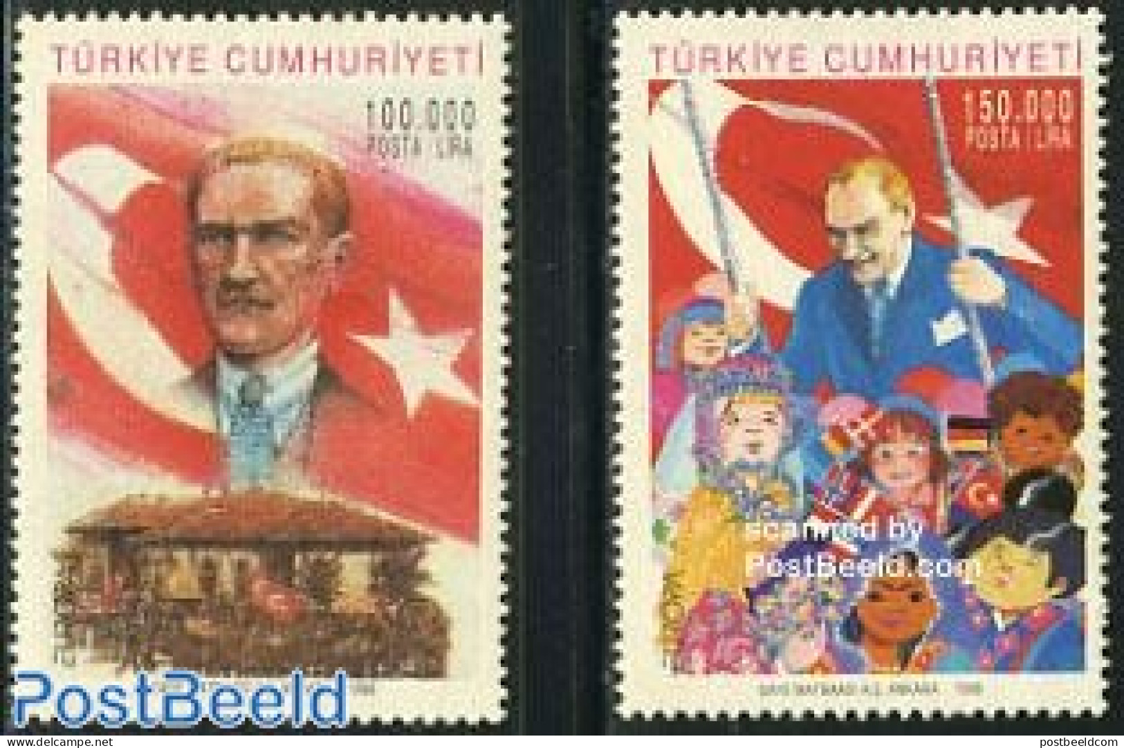 Türkiye 1998 Europa, Festivals 2v, Mint NH, History - Various - Europa (cept) - Folklore - Sonstige & Ohne Zuordnung