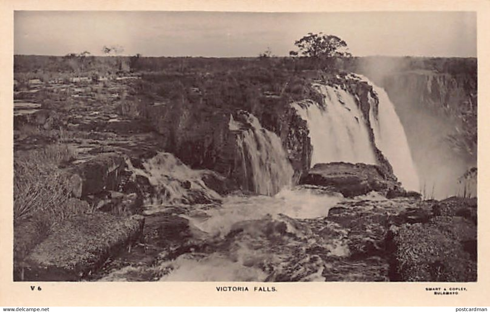 Zimbabwe - Victoria Falls - REAL PHOTO - Publ. Smart & Copley V6 - Simbabwe