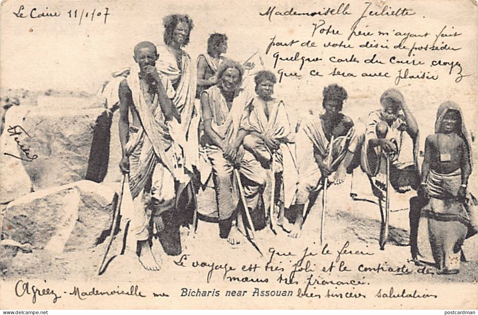 Egypt - Bishari Tribe Near Aswan - Publ. Lichtenstern & Harari 248 - Sonstige & Ohne Zuordnung