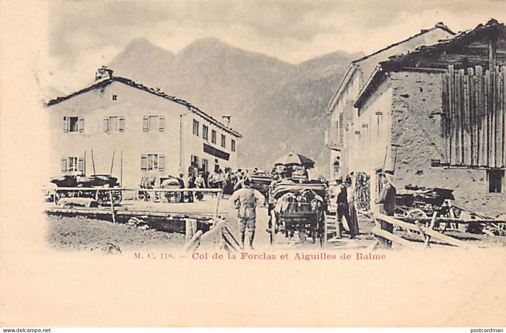 Suisse - Col De La Forclaz (VS) Aiguilles De Balme - Ed. M.C. 118 - Autres & Non Classés