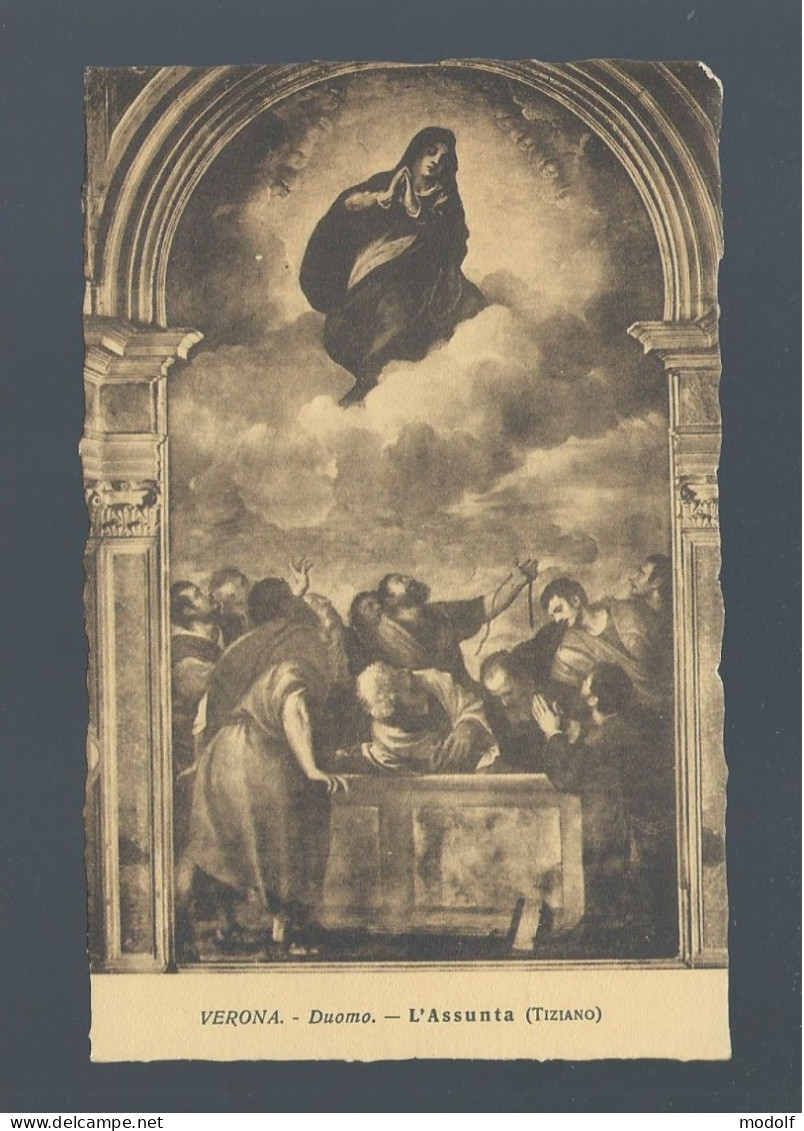 CPA - Arts - Tableaux - Verona - Duomo - L'Assunta (Tiziano) - Non Circulée - Paintings