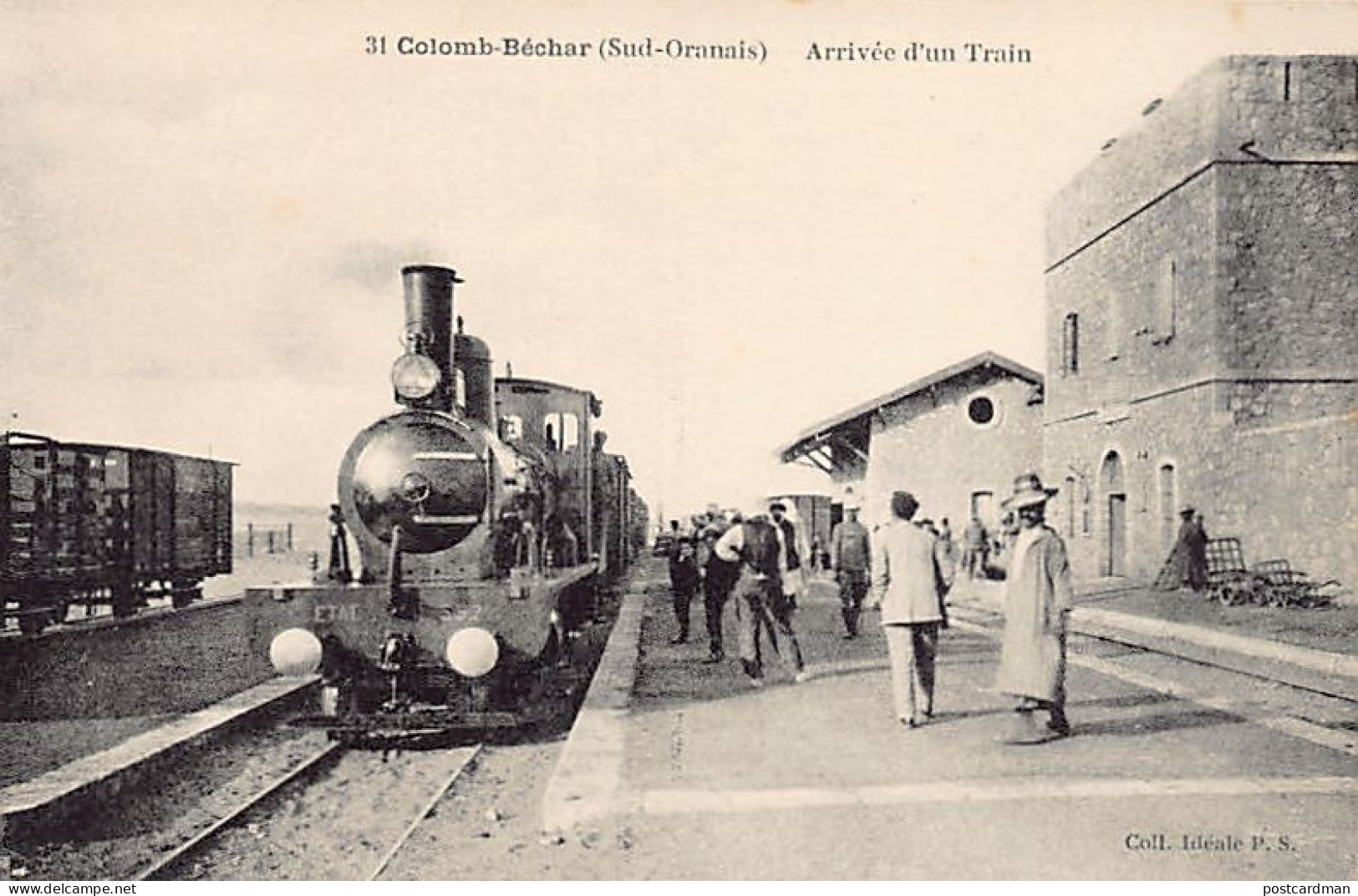 Algérie - COLOMB BÉCHAR - Arrivée D'un Train - Ed. Collection Idéale P.S. 31 - Bechar (Colomb Béchar)