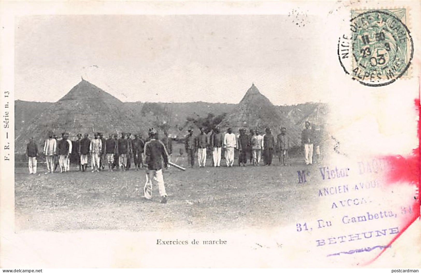 Sénégal - Tirailleurs Sénégalais - Exercices De Marche - Ed. F.R. Série N. 13 - Sénégal