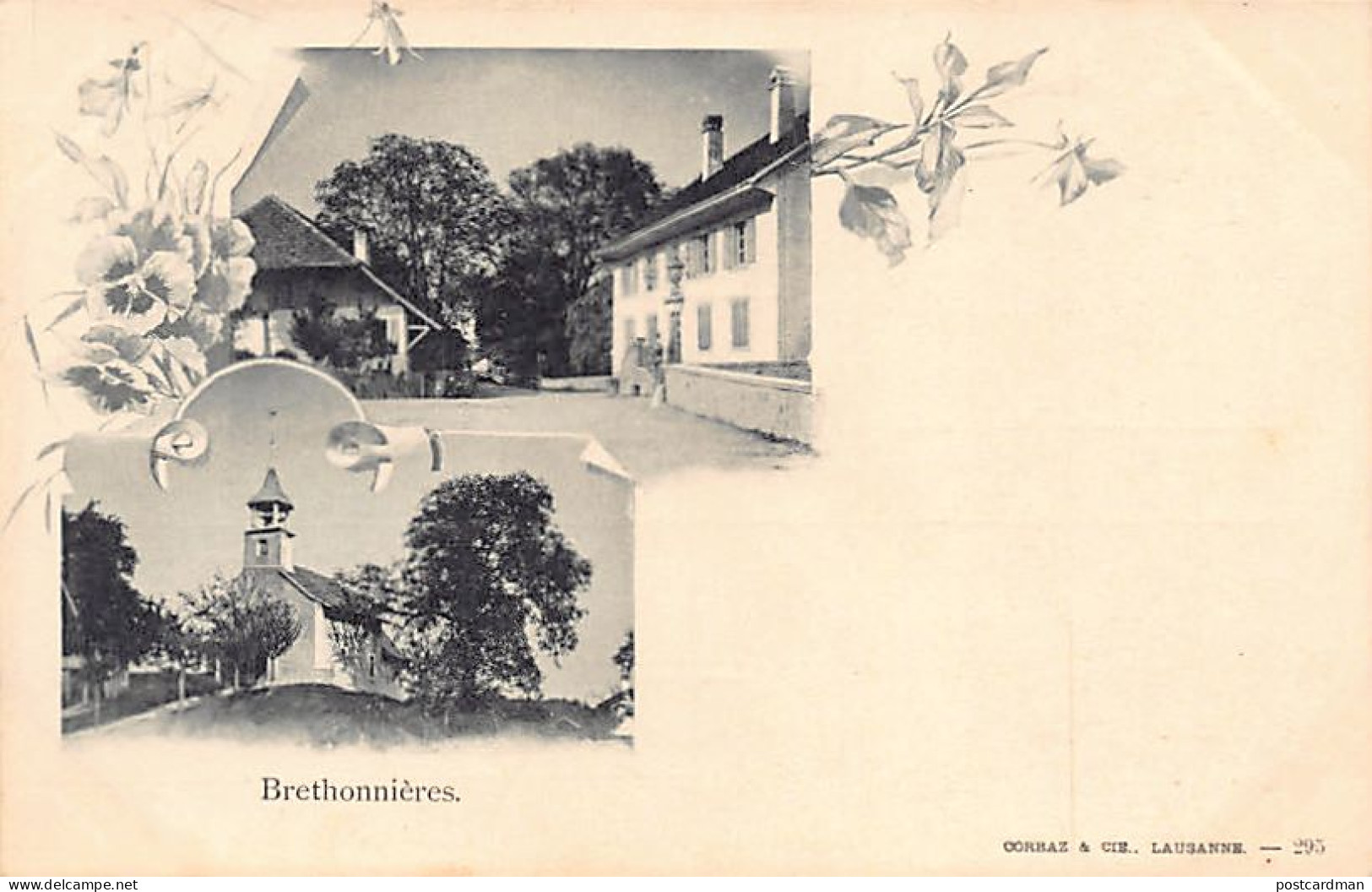 BRETHONNIERES (VD) Village - Eglise - Ed. Corbaz Et Cie, Lausanne - Autres & Non Classés