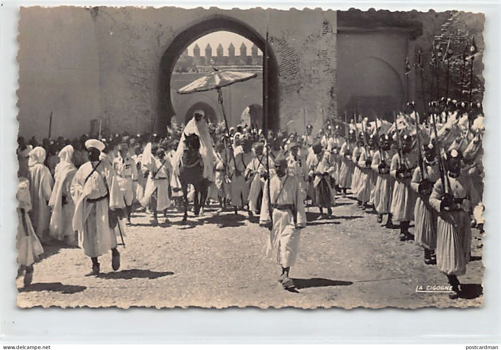 Maroc - Sa Majesté Le Sultan Mohammed V Et Son Escorte - Ed. La Cigogne 2629 - Other & Unclassified