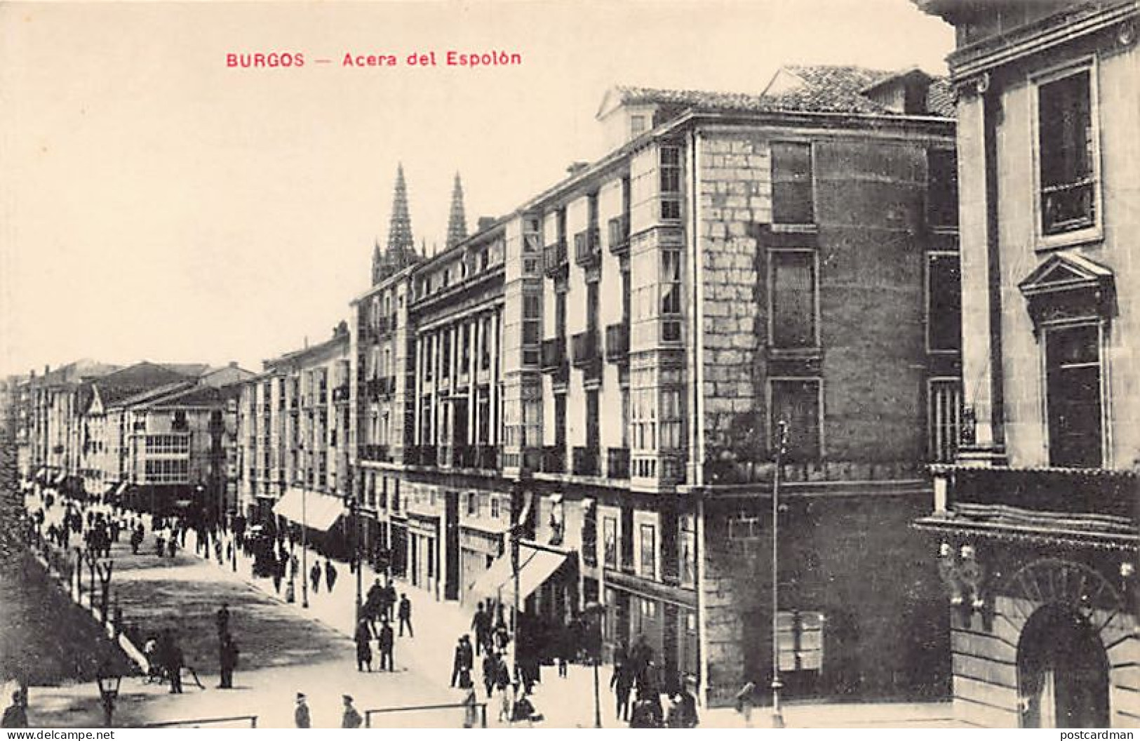 España - BURGOS - Acera Del Espolon - Ed. Excelsior - Burgos
