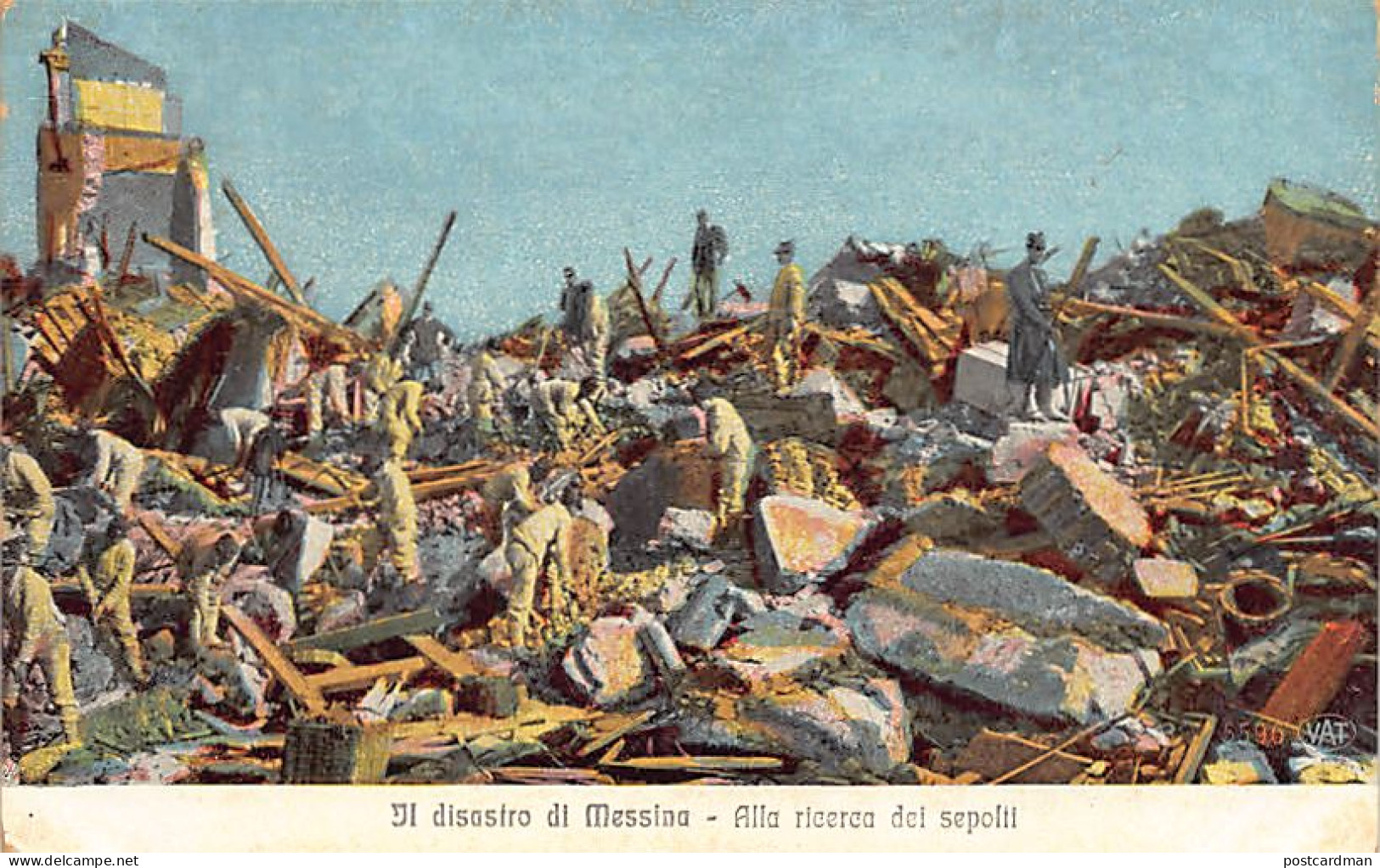 Il Disastro Di Messina - Alla Ricerca Dei Sepolti - Messina