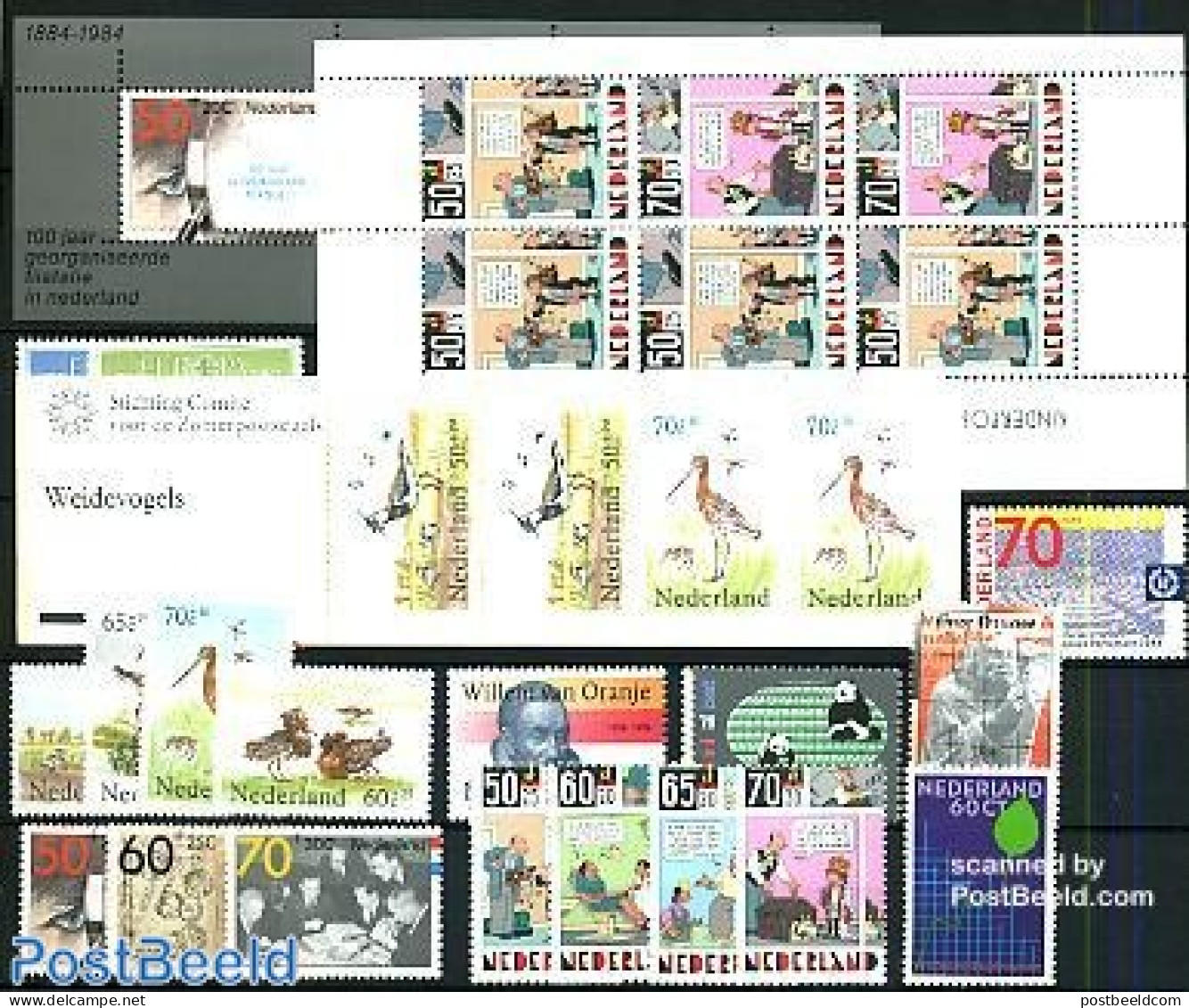 Netherlands 1984 Yearset 1984 (18v+2s/s+1bklt), Mint NH, Various - Yearsets (by Country) - Unused Stamps
