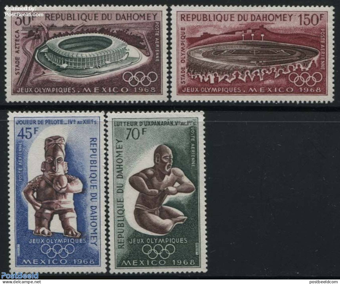 Dahomey 1968 Olympic Games Mexico 4v, Mint NH, Sport - Olympic Games - Autres & Non Classés