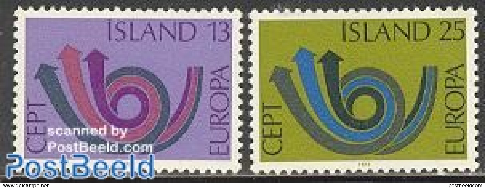 Iceland 1973 Europa 2v, Mint NH, History - Europa (cept) - Ungebraucht