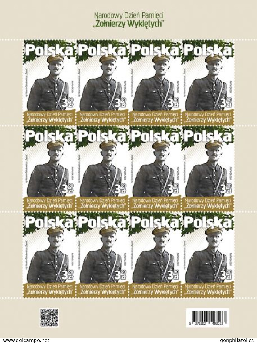 POLAND 2024 EVENTS National Day Of Remembrance Of Accursed Soldiers - Fine Sheet MNH - Neufs