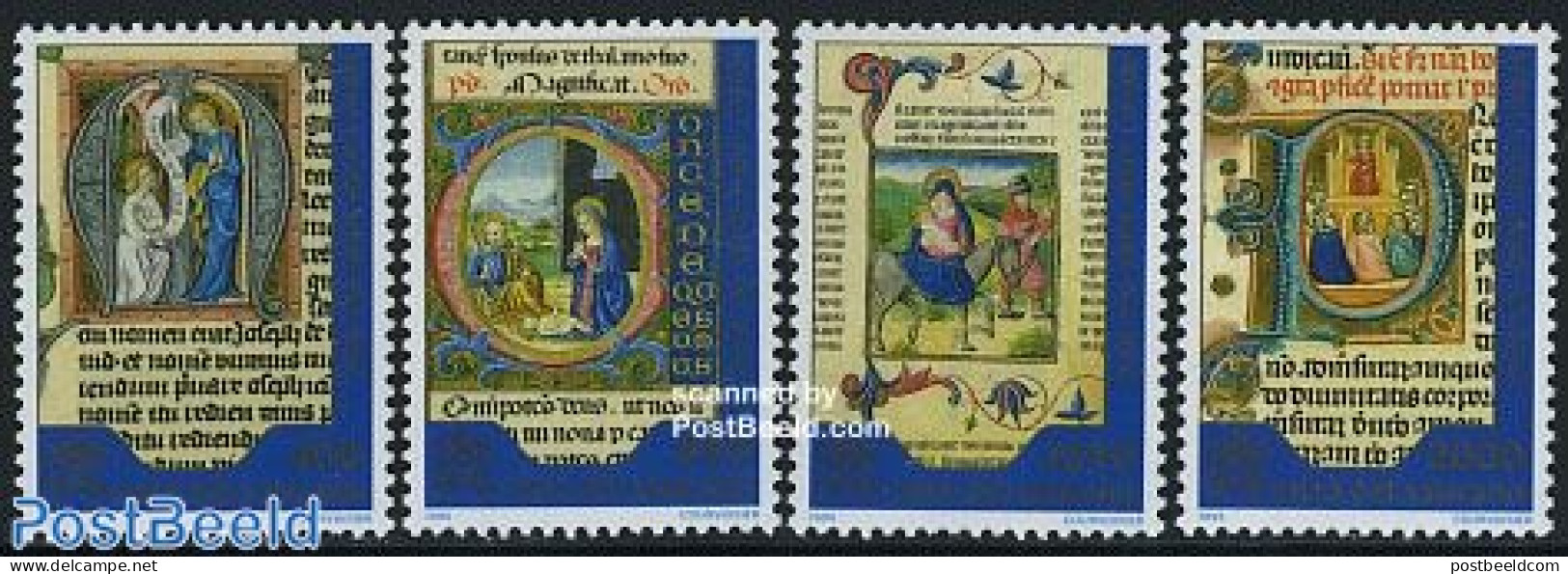 Vatican 1995 Holy Year 2000 4v, Mint NH, Art - Books - Unused Stamps