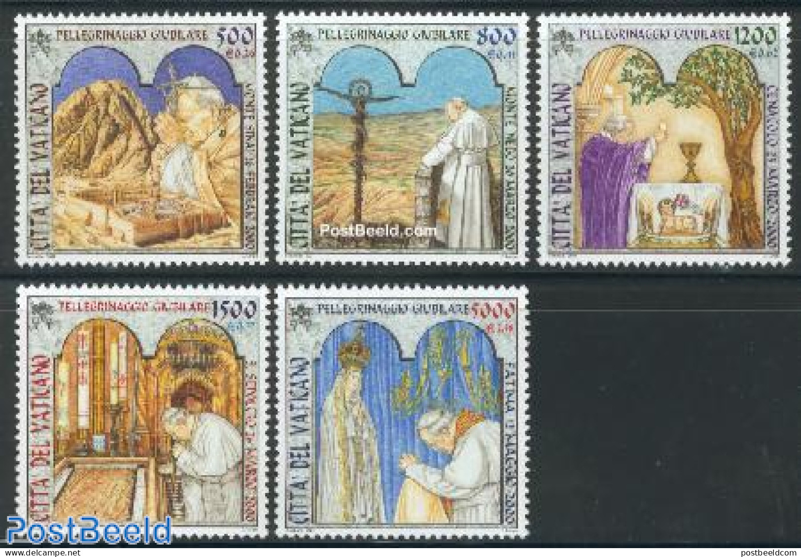 Vatican 2001 Popes Travels 5v, Mint NH, Religion - Pope - Religion - Unused Stamps