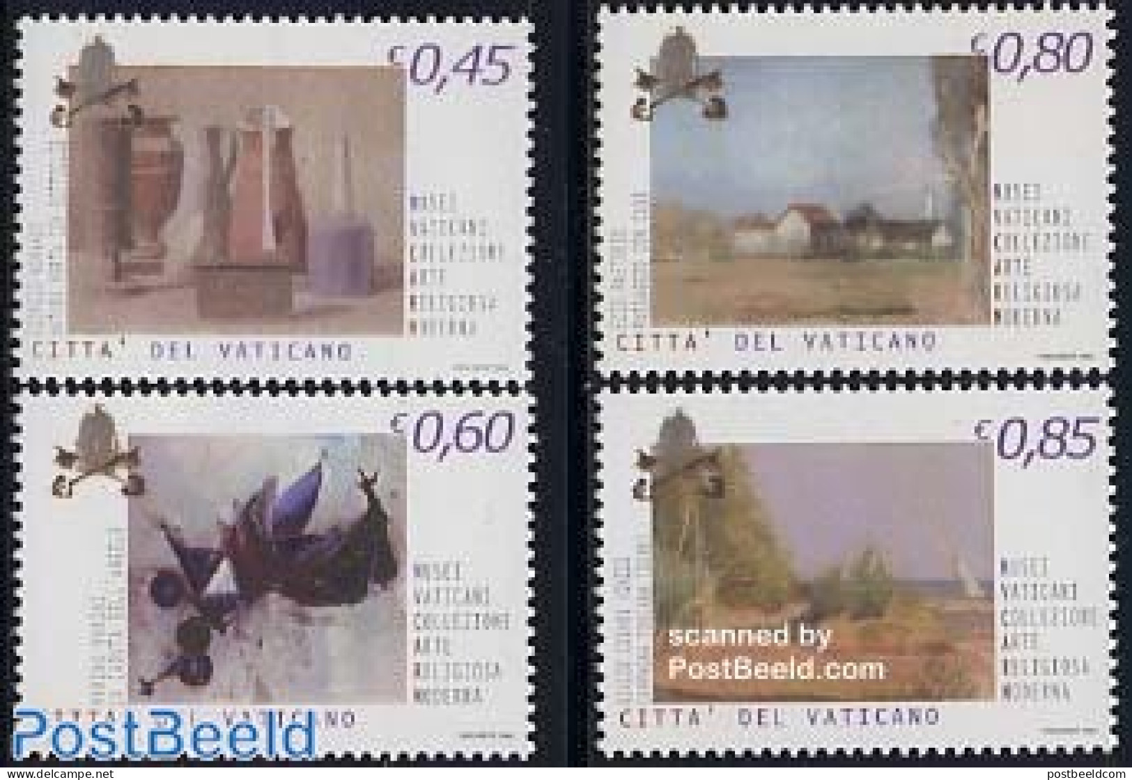 Vatican 2004 Modern Art 4v, Mint NH, Art - Modern Art (1850-present) - Paintings - Unused Stamps