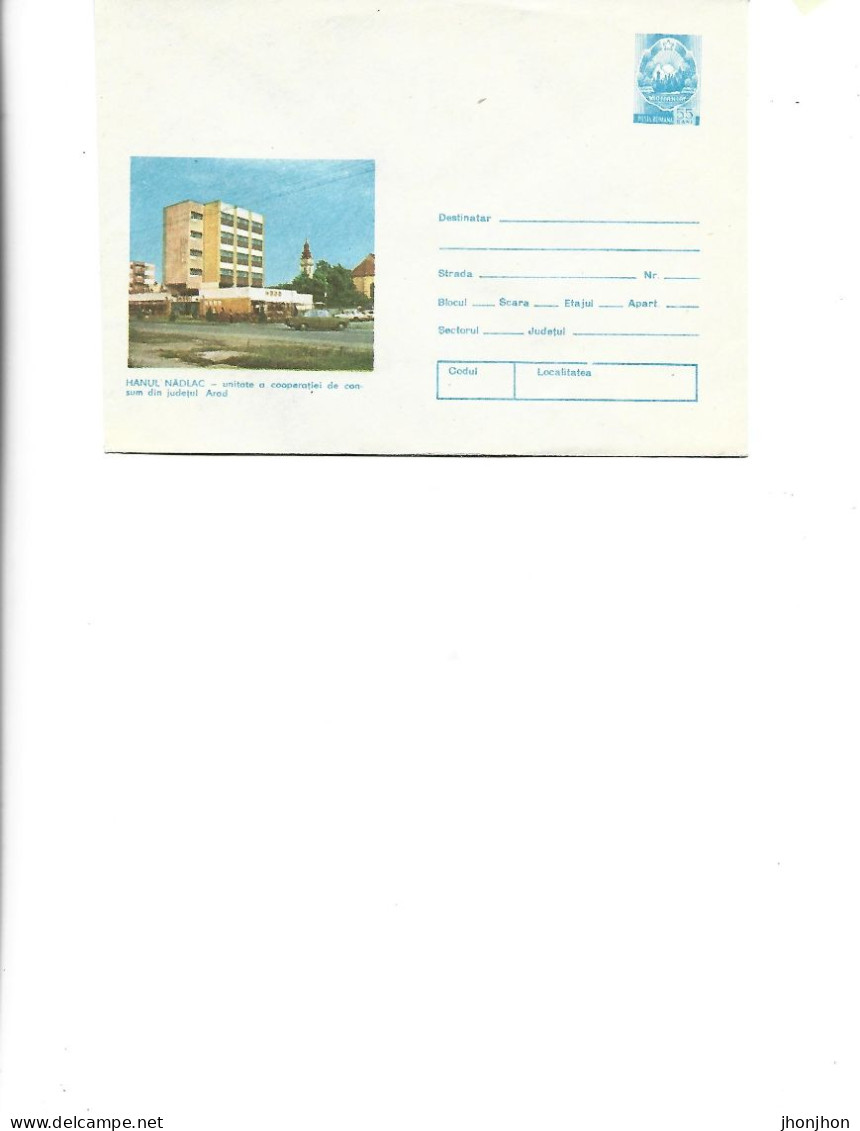 Romania - Postal St.cover Unused 1980(309)  -   Nadlac Inn - Postal Stationery