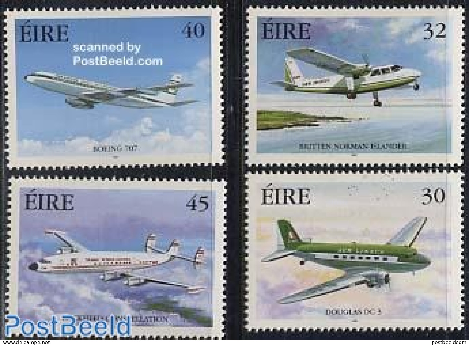 Ireland 1999 Civil Aviation 4v, Mint NH, Transport - Aircraft & Aviation - Ungebraucht