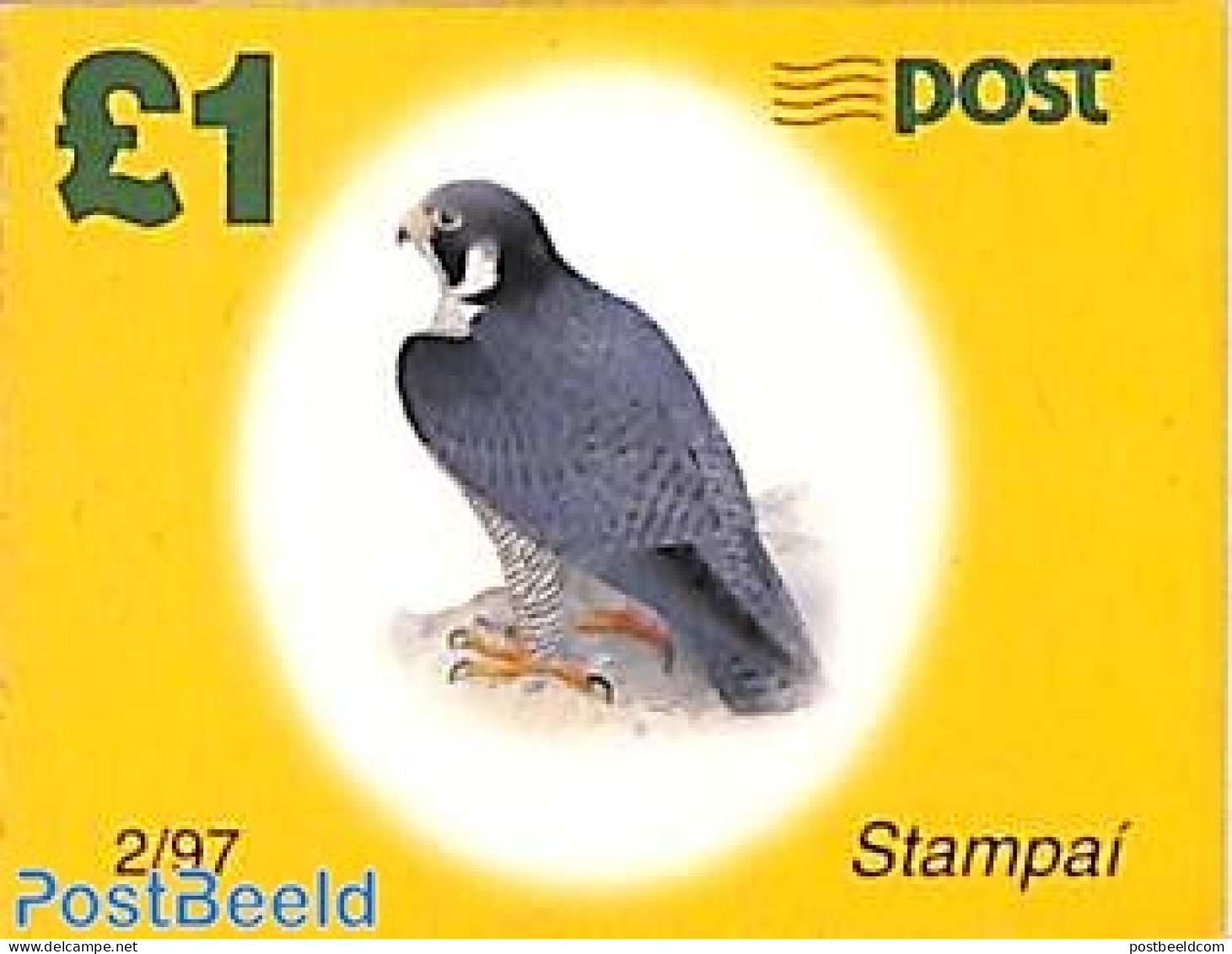 Ireland 1997 Birds Booklet, Mint NH, Nature - Birds - Birds Of Prey - Stamp Booklets - Unused Stamps