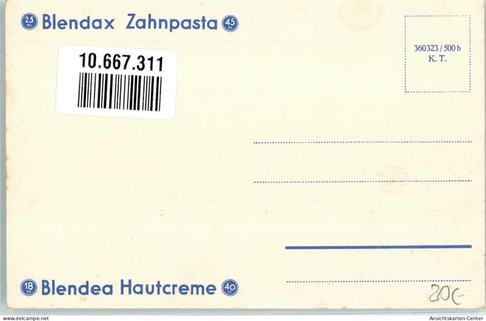 10667311 - Blendax Zahnpasta  Kuenstlerserie Sign. Kaemmerer - Autres & Non Classés