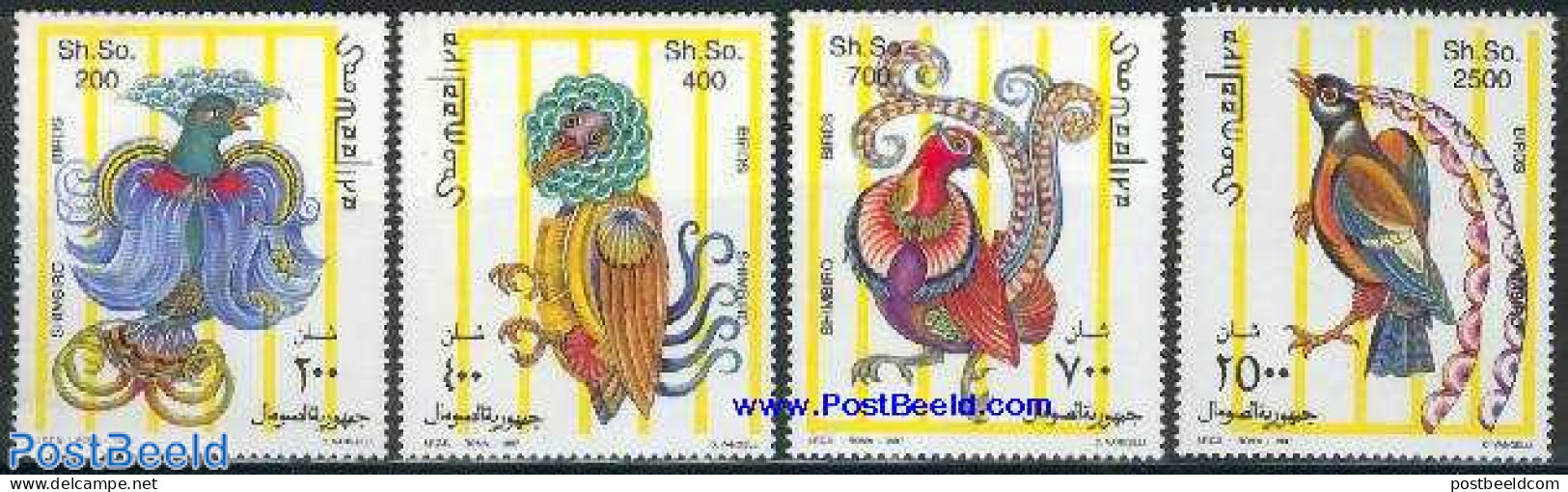 Somalia 1997 Birds 4v, Mint NH, Nature - Birds - Somalië (1960-...)