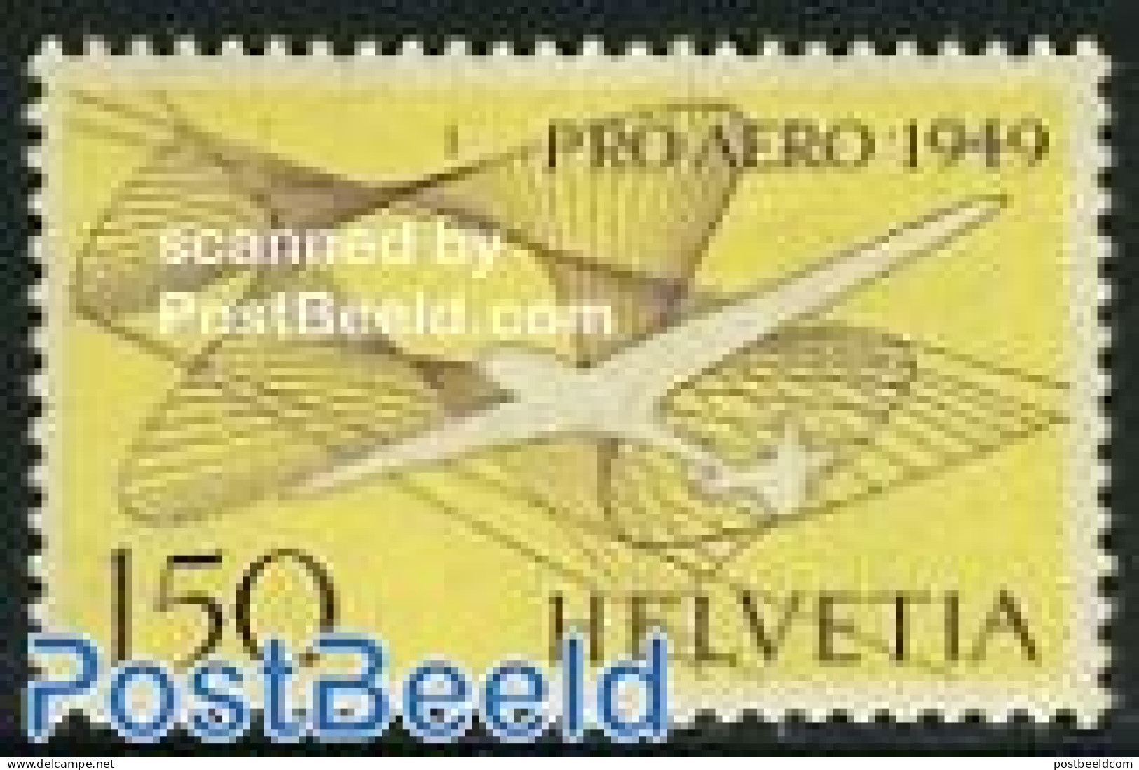 Switzerland 1949 Pro Aero 1v, Mint NH, Transport - Aircraft & Aviation - Neufs