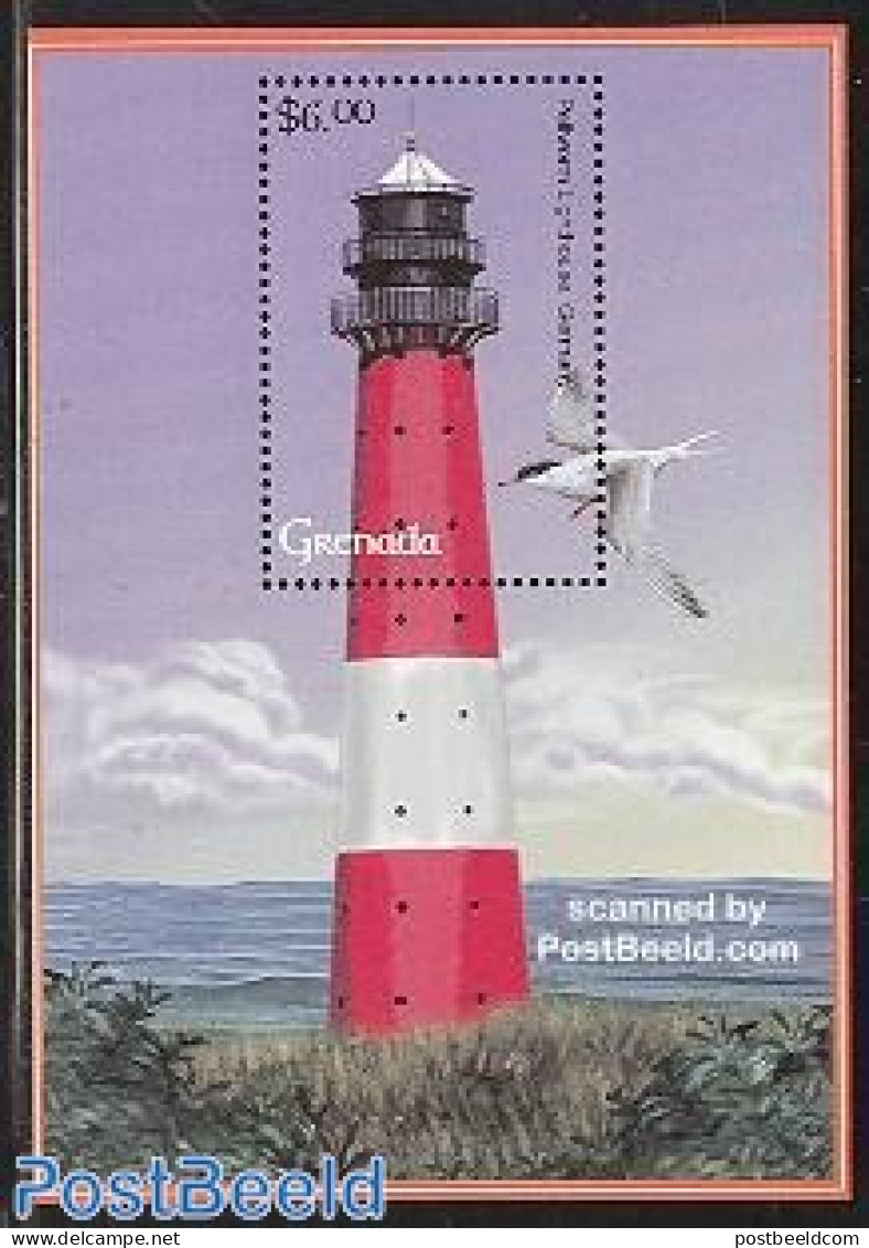 Grenada 2001 Lighthouse S/s, Pellworm, Mint NH, Nature - Various - Birds - Lighthouses & Safety At Sea - Phares