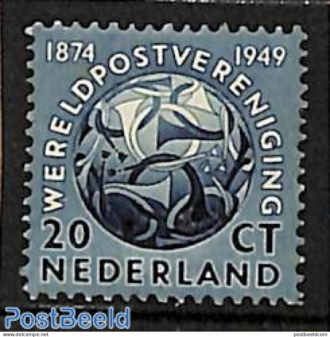 Netherlands 1949 20c 75 Years UPU, Mint NH, U.P.U. - Neufs