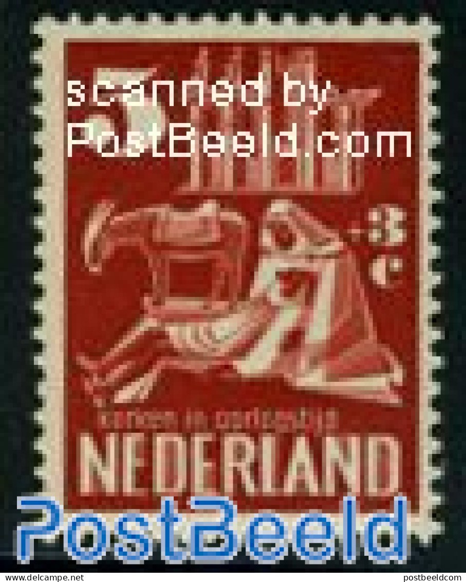 Netherlands 1950 5+3c Churches In Wartime, Mint NH, Religion - Religion - Ungebraucht