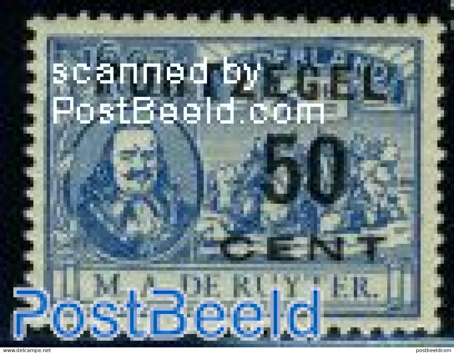 Netherlands 1907 50c, Stamp Out Of Set, Mint NH - Strafportzegels