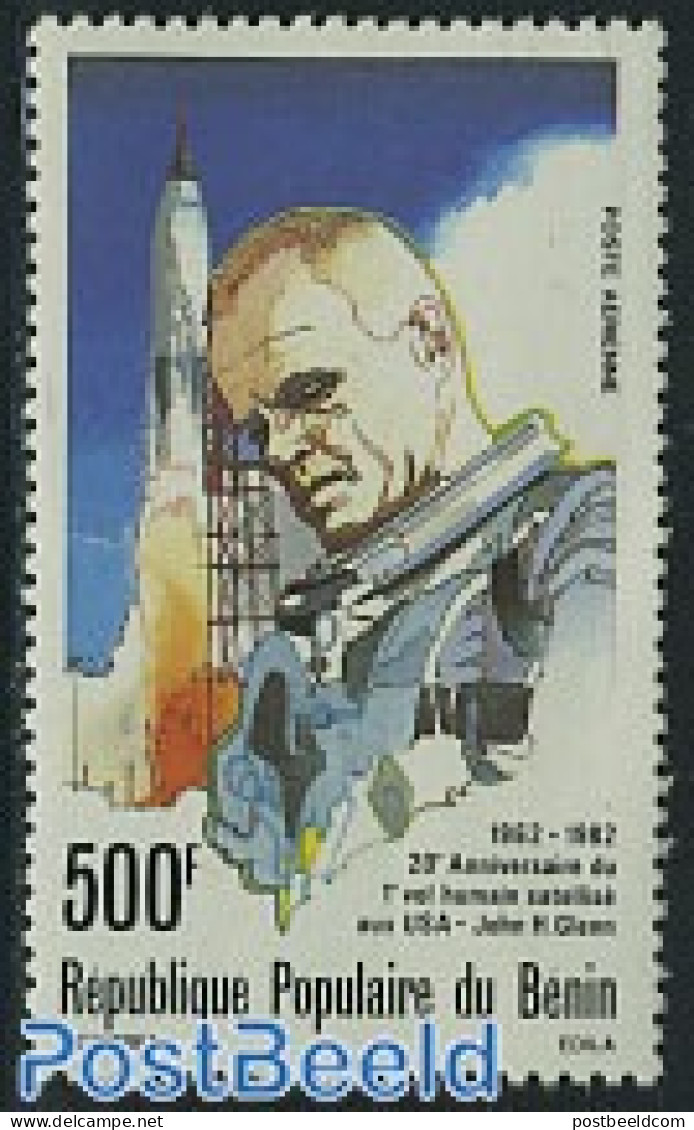 Benin 1982 Manned Space Flight 1v, Mint NH, Transport - Space Exploration - Unused Stamps