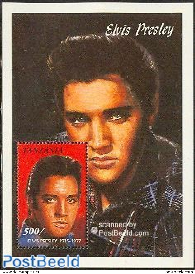 Tanzania 1992 Elvis Presley S/s, Mint NH, Performance Art - Elvis Presley - Music - Popular Music - Elvis Presley