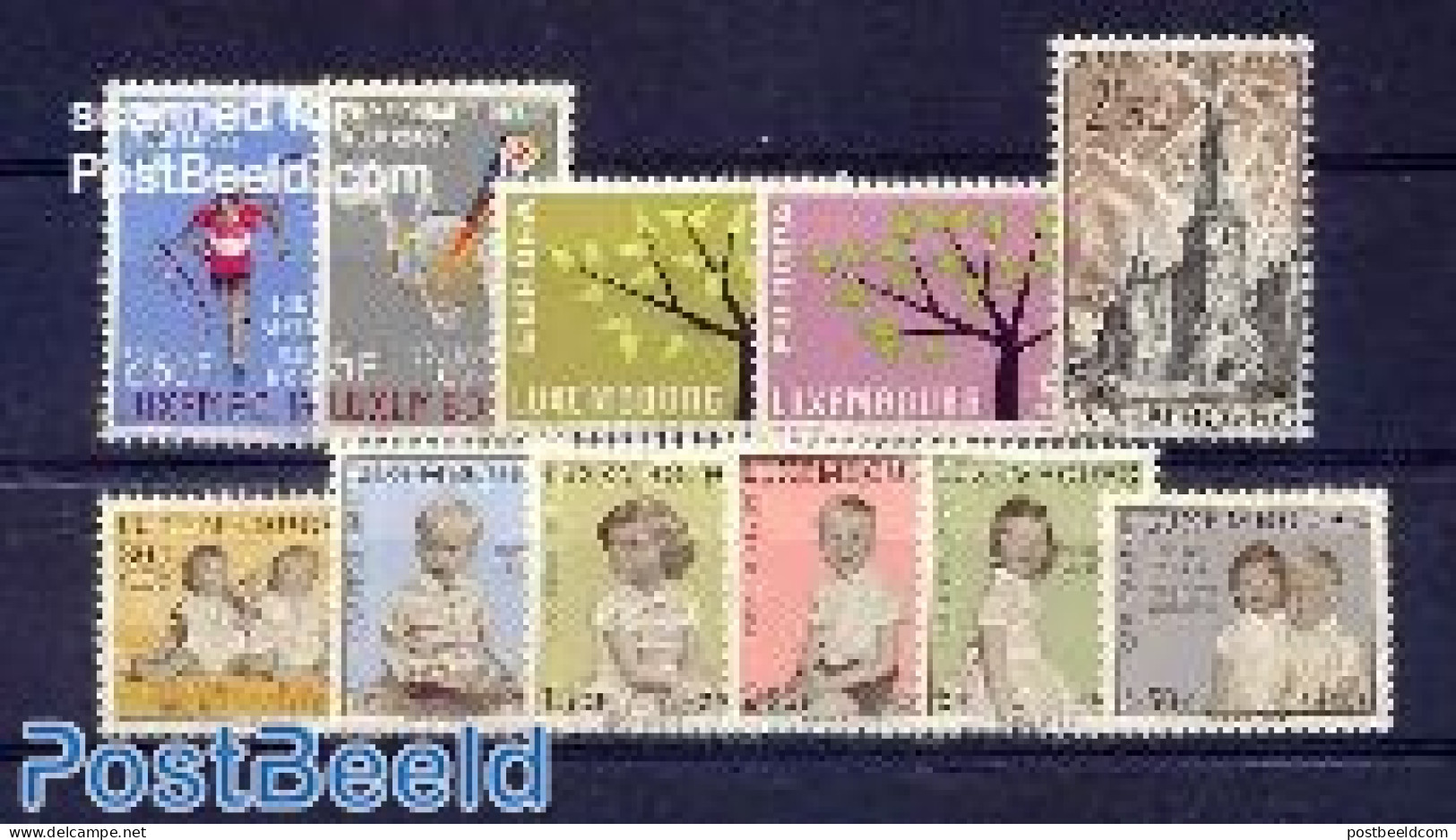 Luxemburg 1962 Yearset 1962, Complete, 11v, Mint NH, Various - Yearsets (by Country) - Unused Stamps