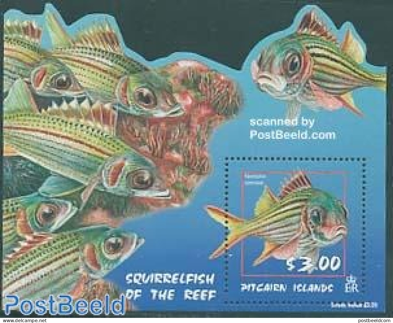 Pitcairn Islands 2003 Fish S/s, Mint NH, Nature - Fish - Vissen