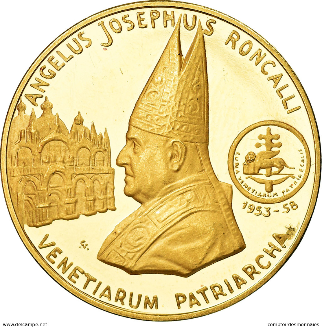 Vatican, Médaille, Béatification Du Pape Jean XXIII, FDC, Or - Sonstige & Ohne Zuordnung