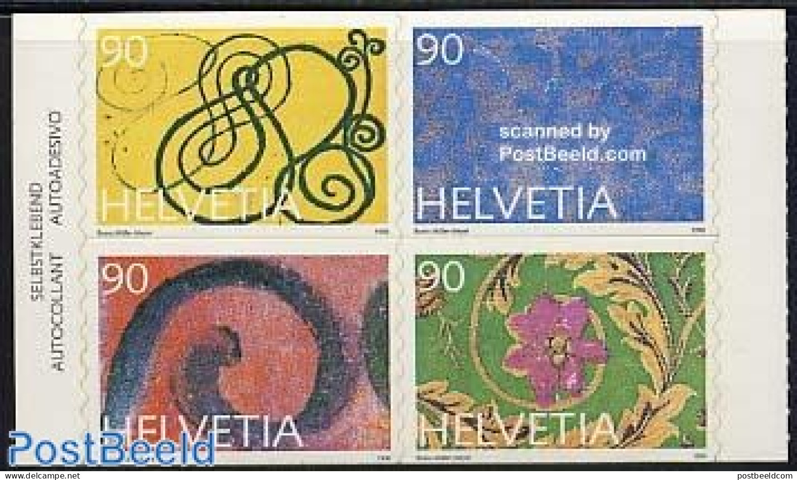 Switzerland 1996 Greeting Stamps 4v S-a, Mint NH, Various - Greetings & Wishing Stamps - Unused Stamps