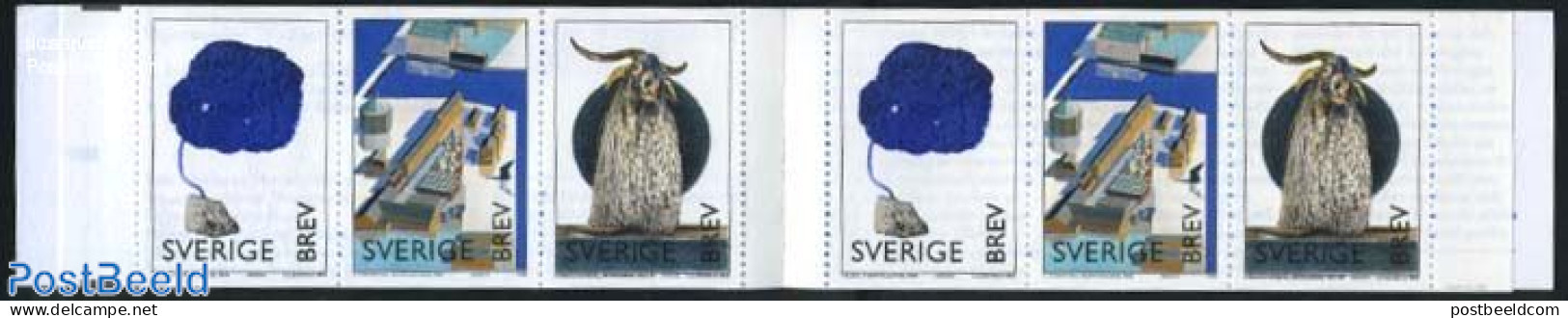 Sweden 1998 Modern Museum Booklet, Mint NH, Stamp Booklets - Art - Modern Art (1850-present) - Museums - Neufs
