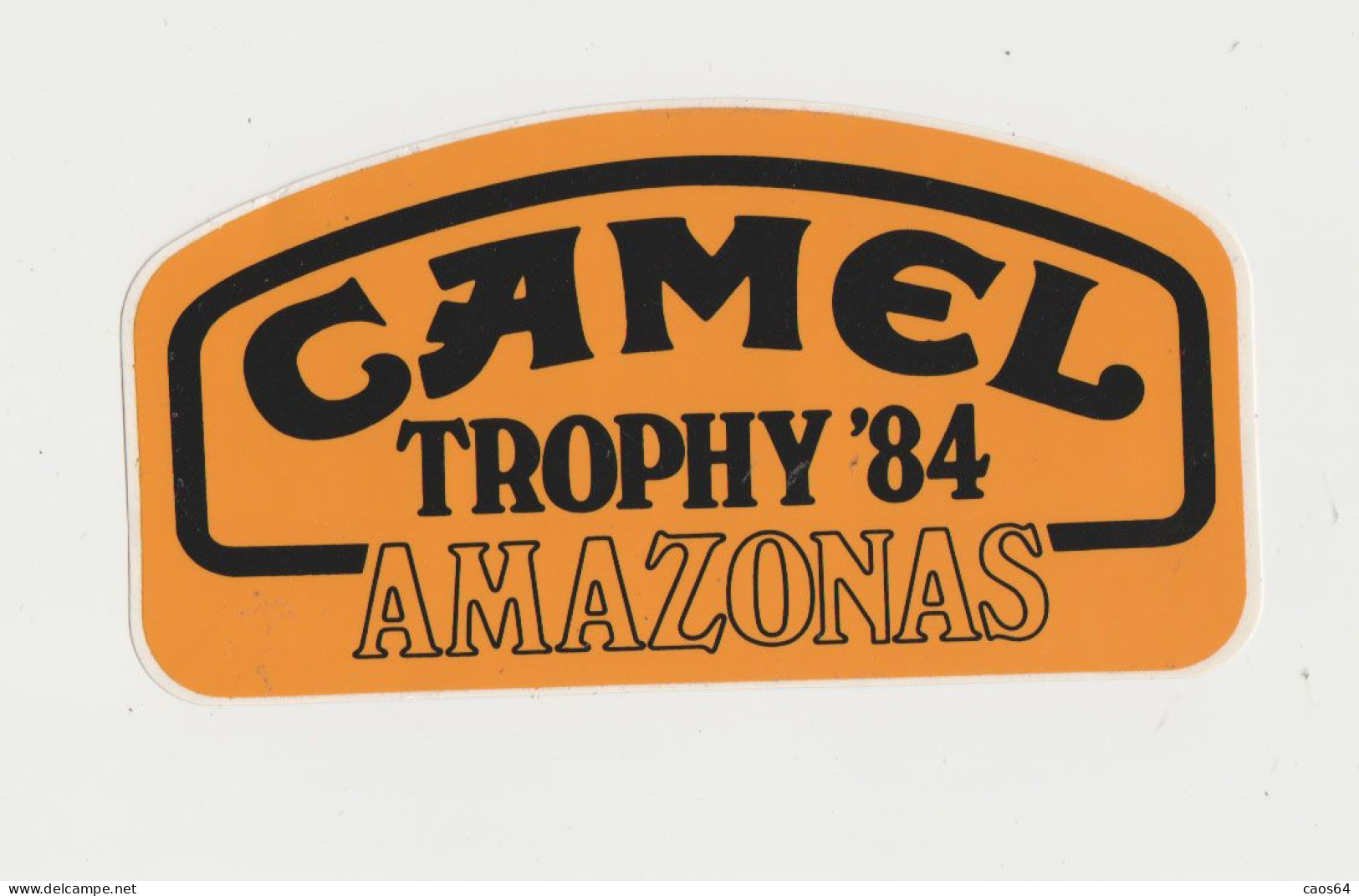 Camel Trophy '84 Amazonas  16 X 8 Cm  ADESIVO STICKER  NEW ORIGINAL - Stickers