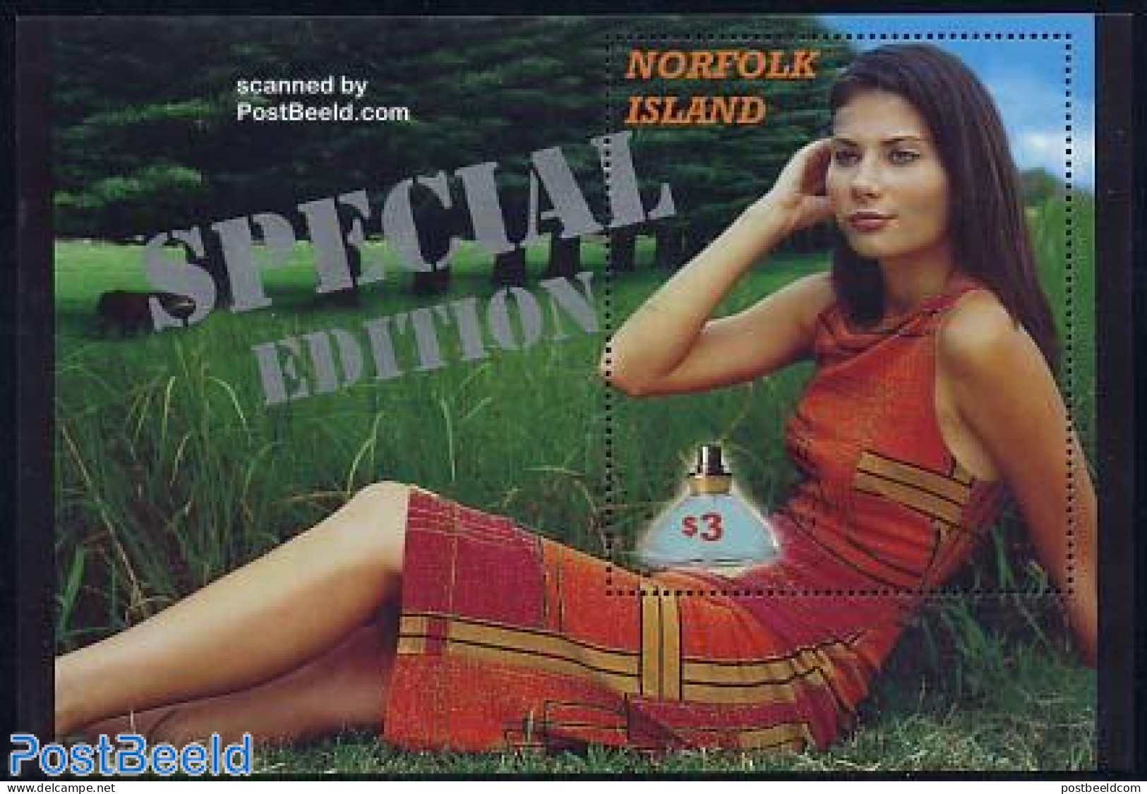 Norfolk Island 2004 Perfume Special Edition S/s, Mint NH, History - Various - Women - Scented Stamps - Unclassified