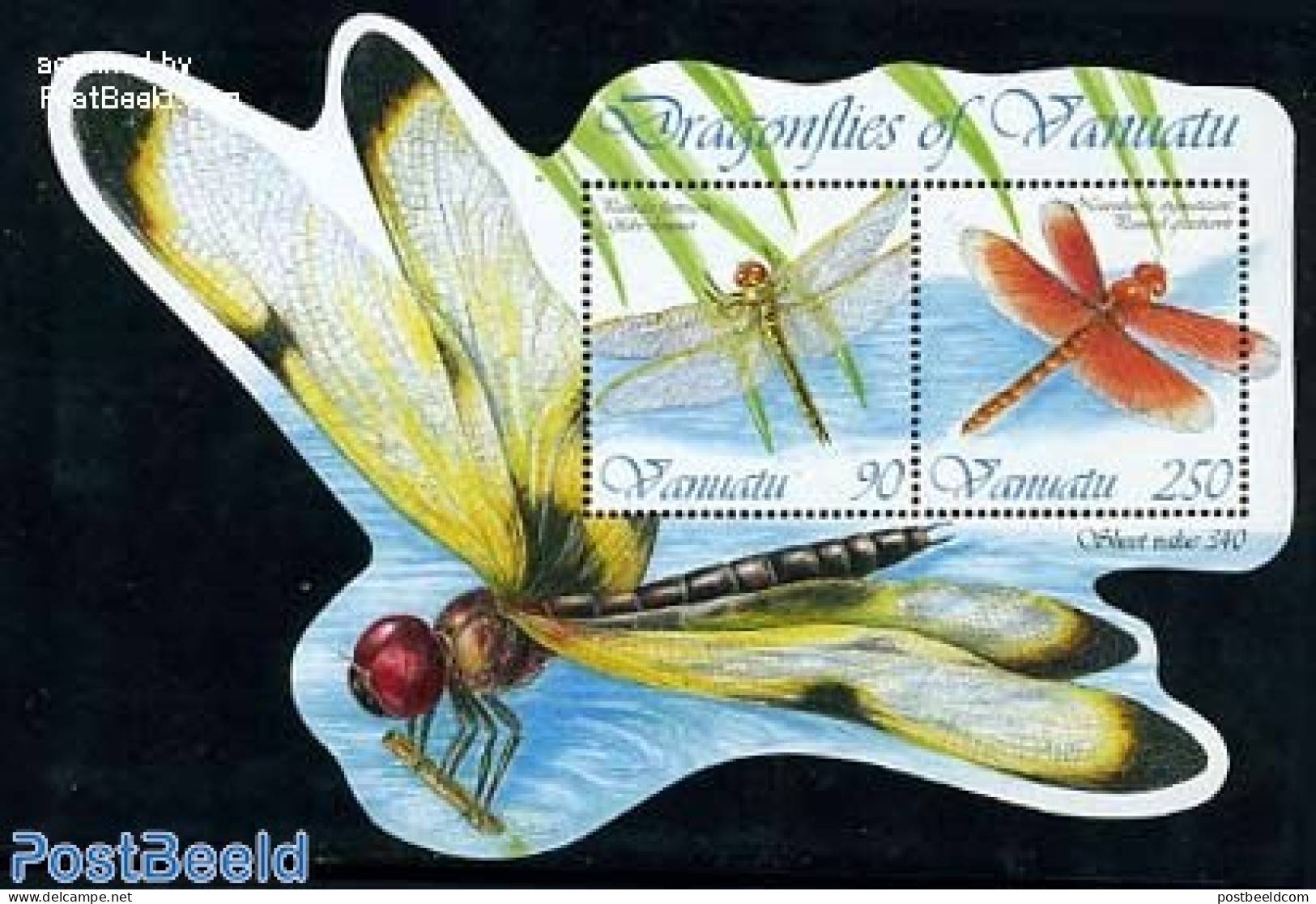 Vanuatu 2012 Dragonflies S/s, Mint NH, Nature - Insects - Vanuatu (1980-...)