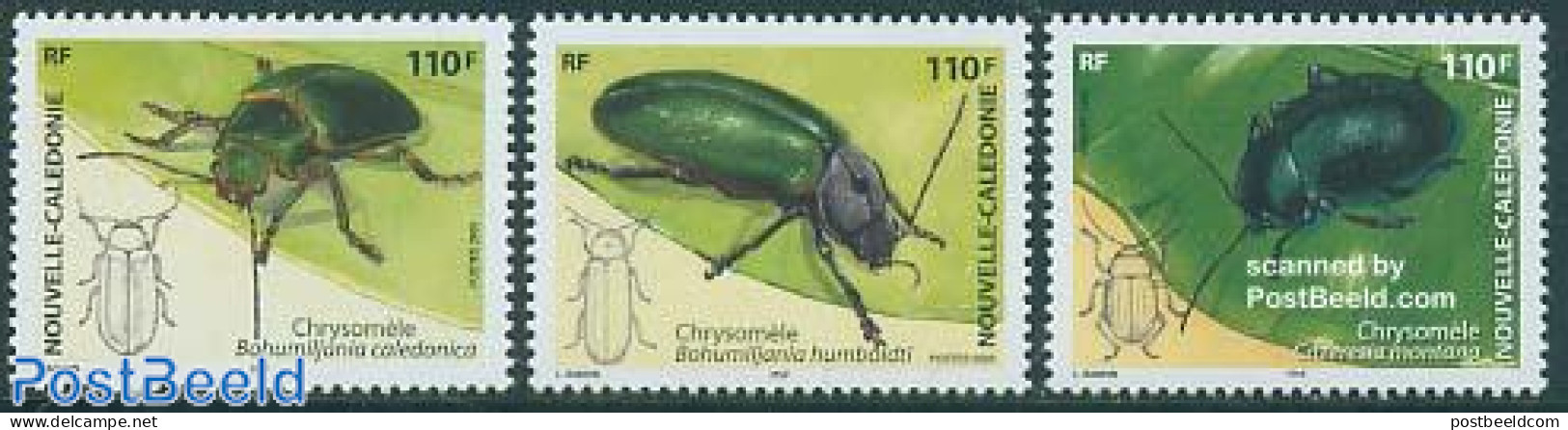 New Caledonia 2005 Insects 3v, Mint NH, Nature - Animals (others & Mixed) - Insects - Ungebraucht