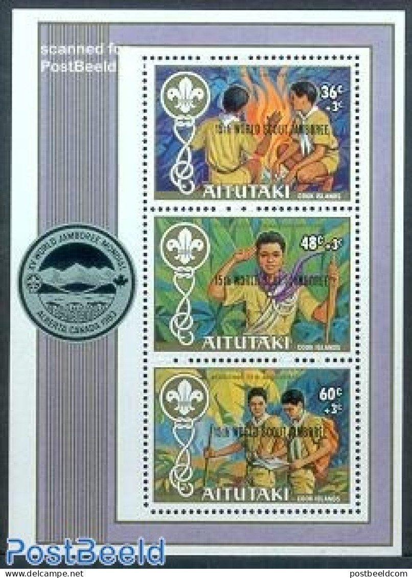 Aitutaki 1983 World Jamboree S/s, Mint NH, Sport - Scouting - Aitutaki