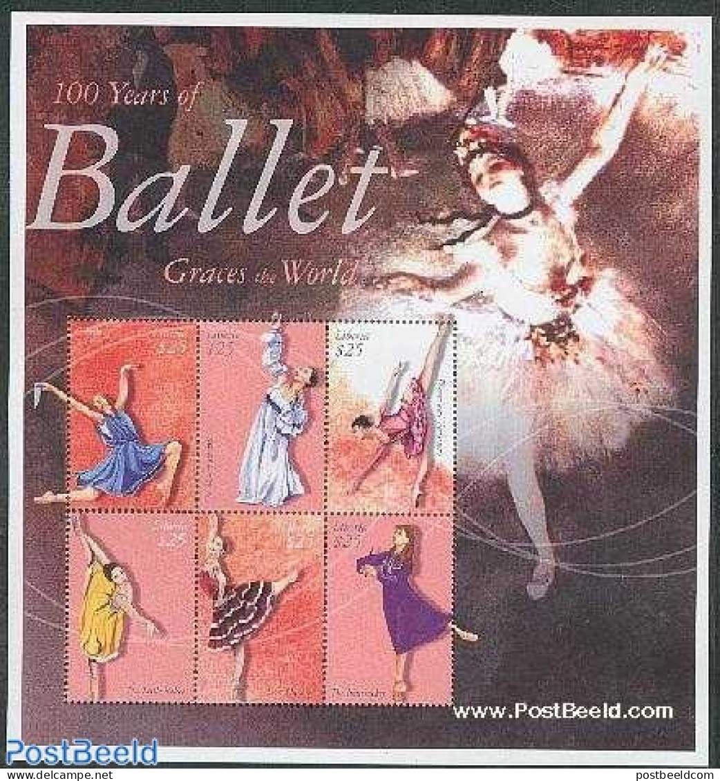 Liberia 2001 Ballet 6v M/s, Othello, Mint NH, Performance Art - Dance & Ballet - Danse