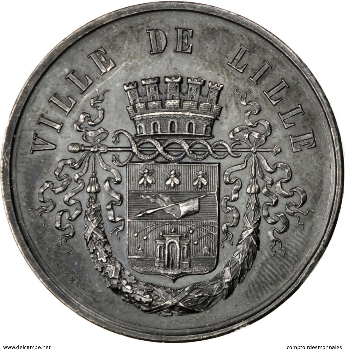 France, Medal, French Third Republic, Sports & Leisure, SUP, Argent - Other & Unclassified