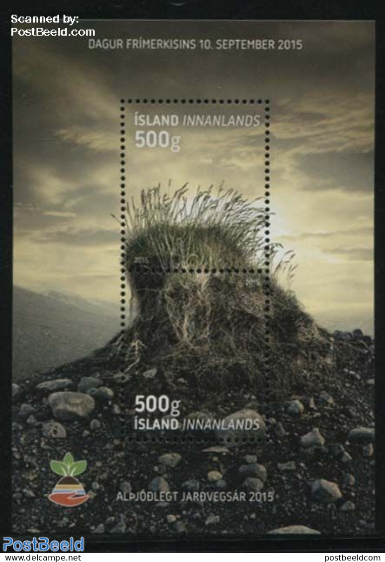 Iceland 2015 Stamp Day, International Year Of The Soil S/s, Mint NH, Stamp Day - Unused Stamps