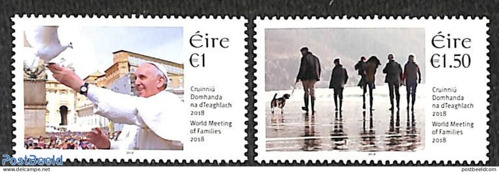 Ireland 2018 World Meeting Of Families 2v, Mint NH - Unused Stamps