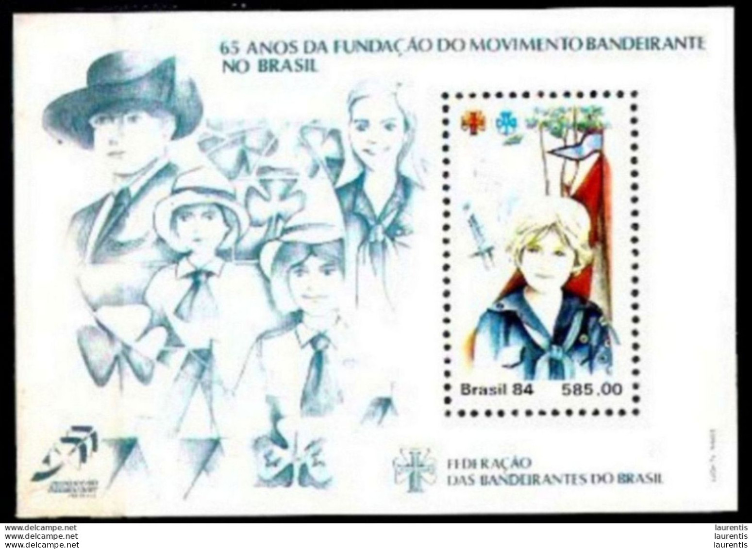 24621  Scouts - Brasil BF 65 - No Gum - 1,15 - Unused Stamps