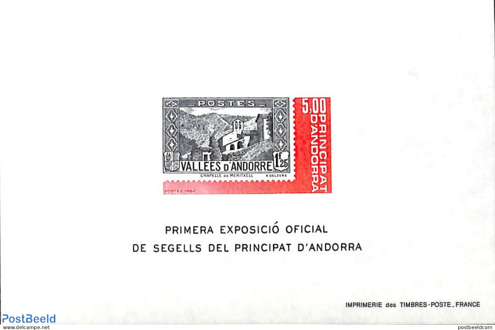 Andorra, French Post 1982 Stamp Exposition S/s, Imperforated, Mint NH, Philately - Stamps On Stamps - Ungebraucht